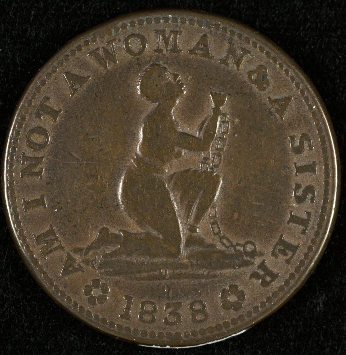 Anti-Slavery Token, 1838