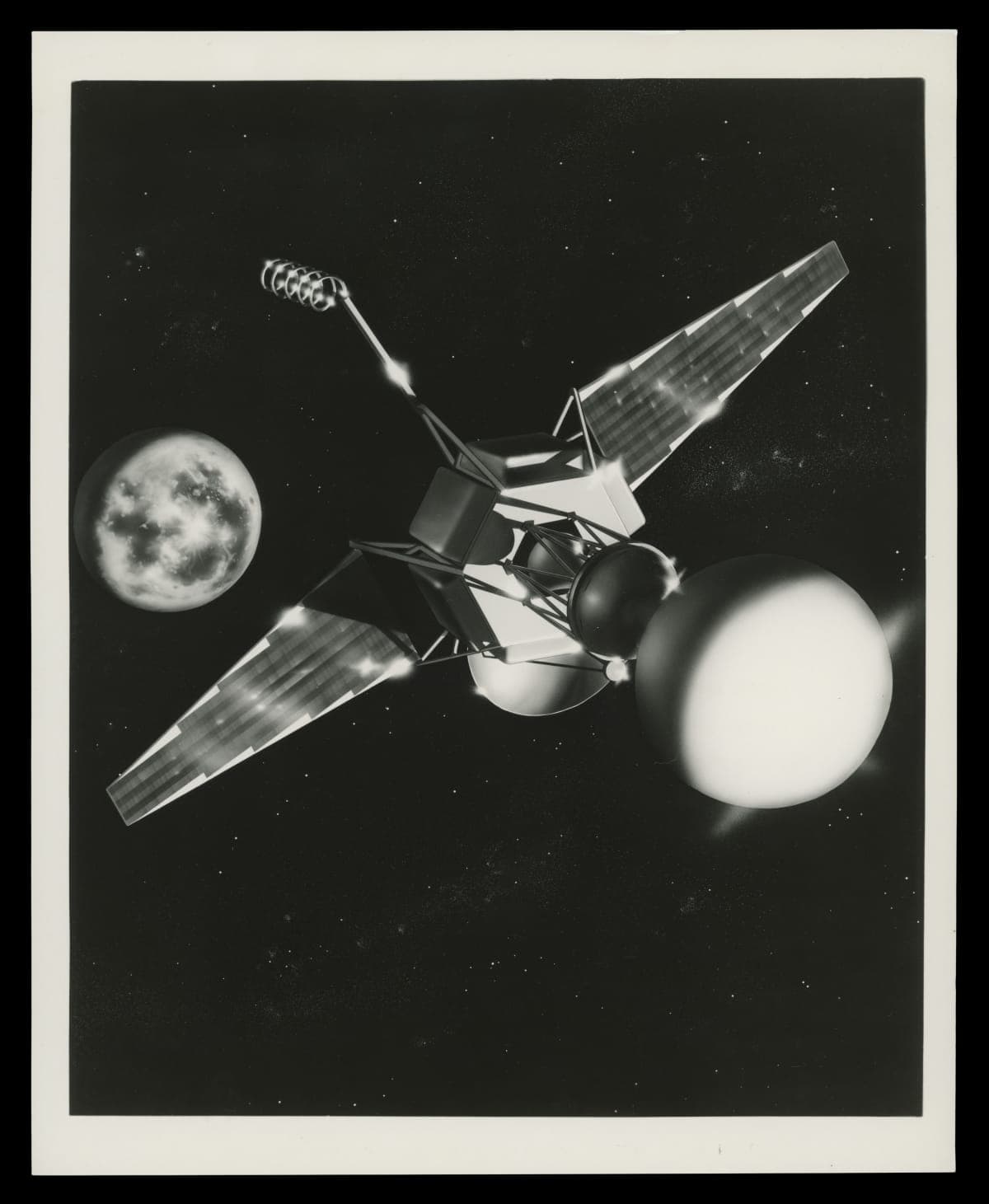 Artist's Rendering of Lunar Capsule Built by Ford Motor Company Aeronutronic Division, 1960
