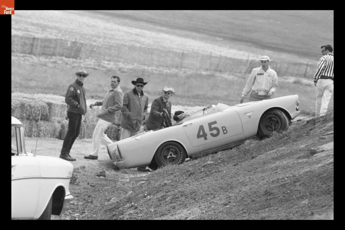 Sunbeam Driven by Lew Spencer in the U.S. Road Racing Championship, Laguna Seca, Monterey, California, May 1964