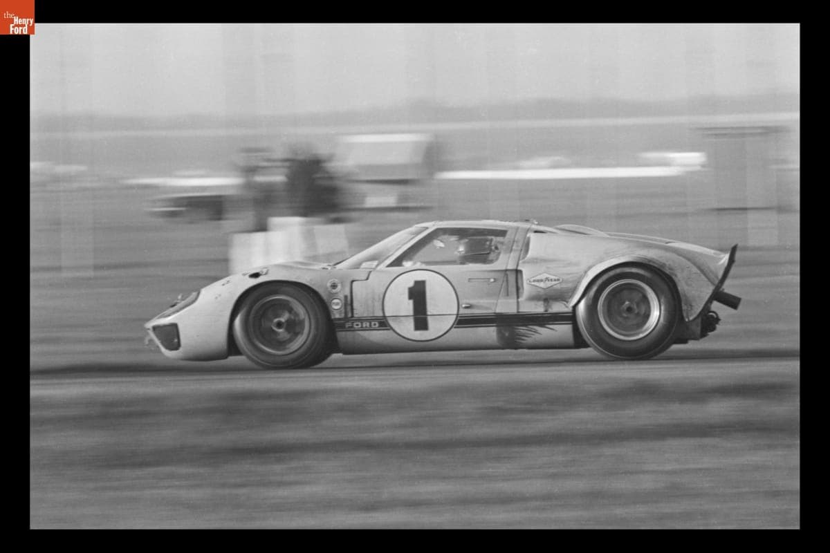 Ford Mark II Driven by Bruce McLaren and Lucien Bianchi at the Daytona Continental 24 Hours Race, February 1967