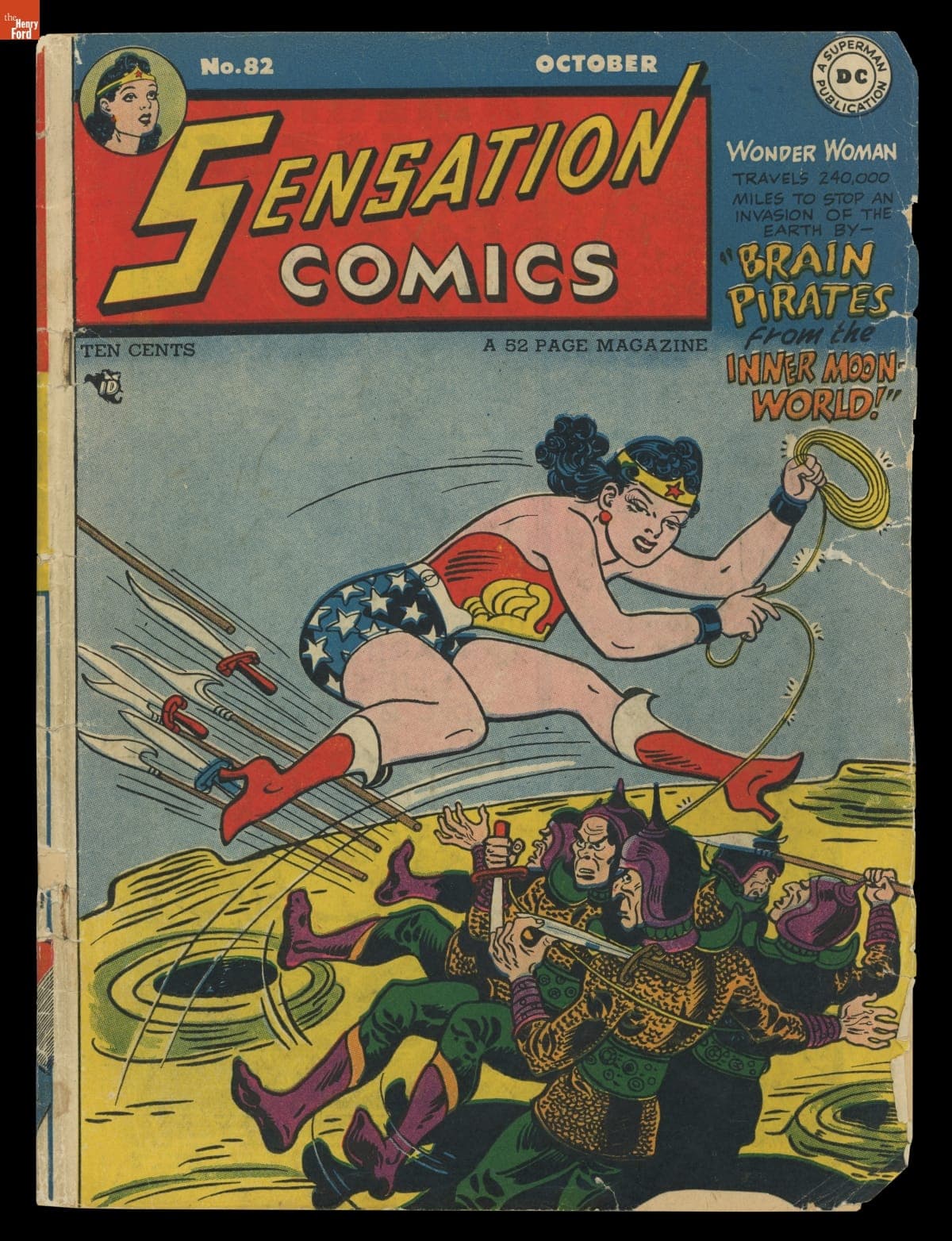 "Sensation Comics" (Wonder Woman) Comic Book for October 1948