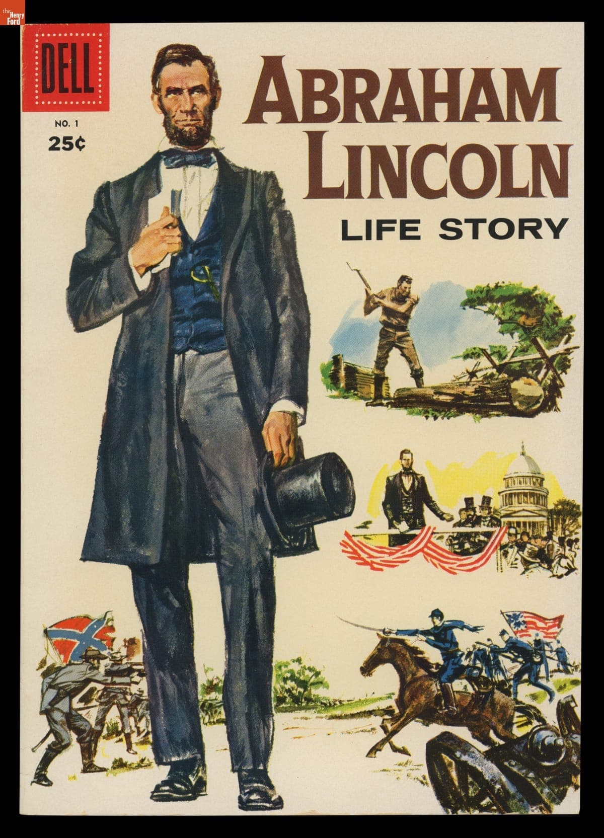 "Abraham Lincoln Life Story" Comic Book, 1958