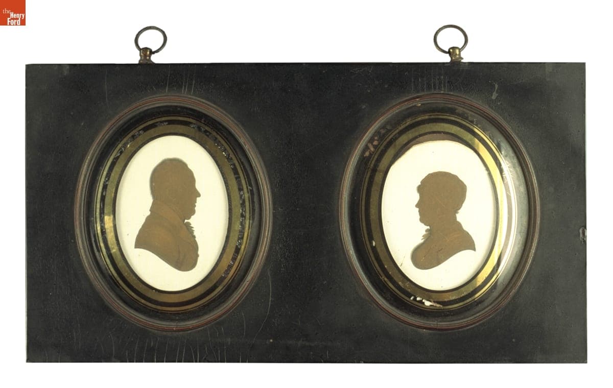 Pair of Silhouettes, 1791-1809
