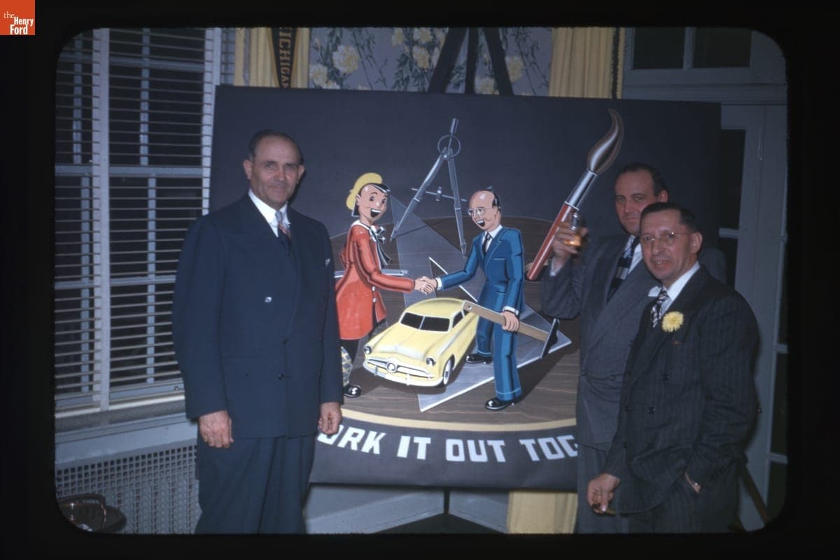 Christmas Party for Ford Motor Company Designers, December 10, 1948