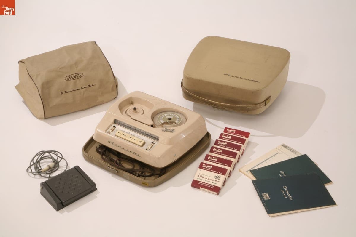 DeJur Grundig "Stenorette" Dictation Machine, 1955-1970