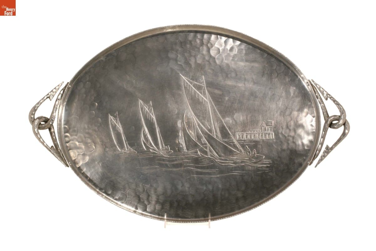 Everlast "Forged Sailboat" Tray, 1938-1950