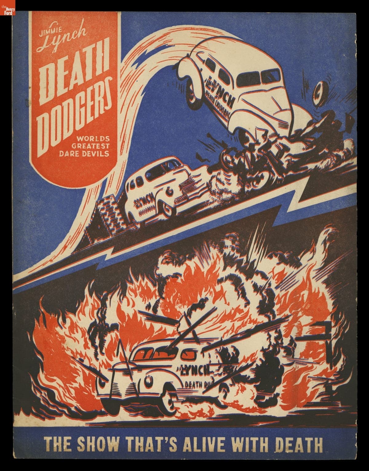 "Jimmie Lynch Death Dodgers, World's Greatest Daredevils," circa 1950