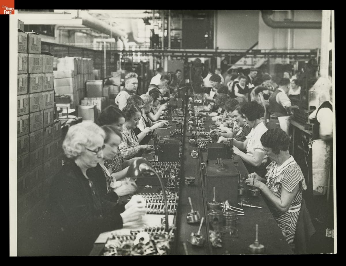 Blind and Visually Impaired Workers at the Ford Rouge Plant, 1934