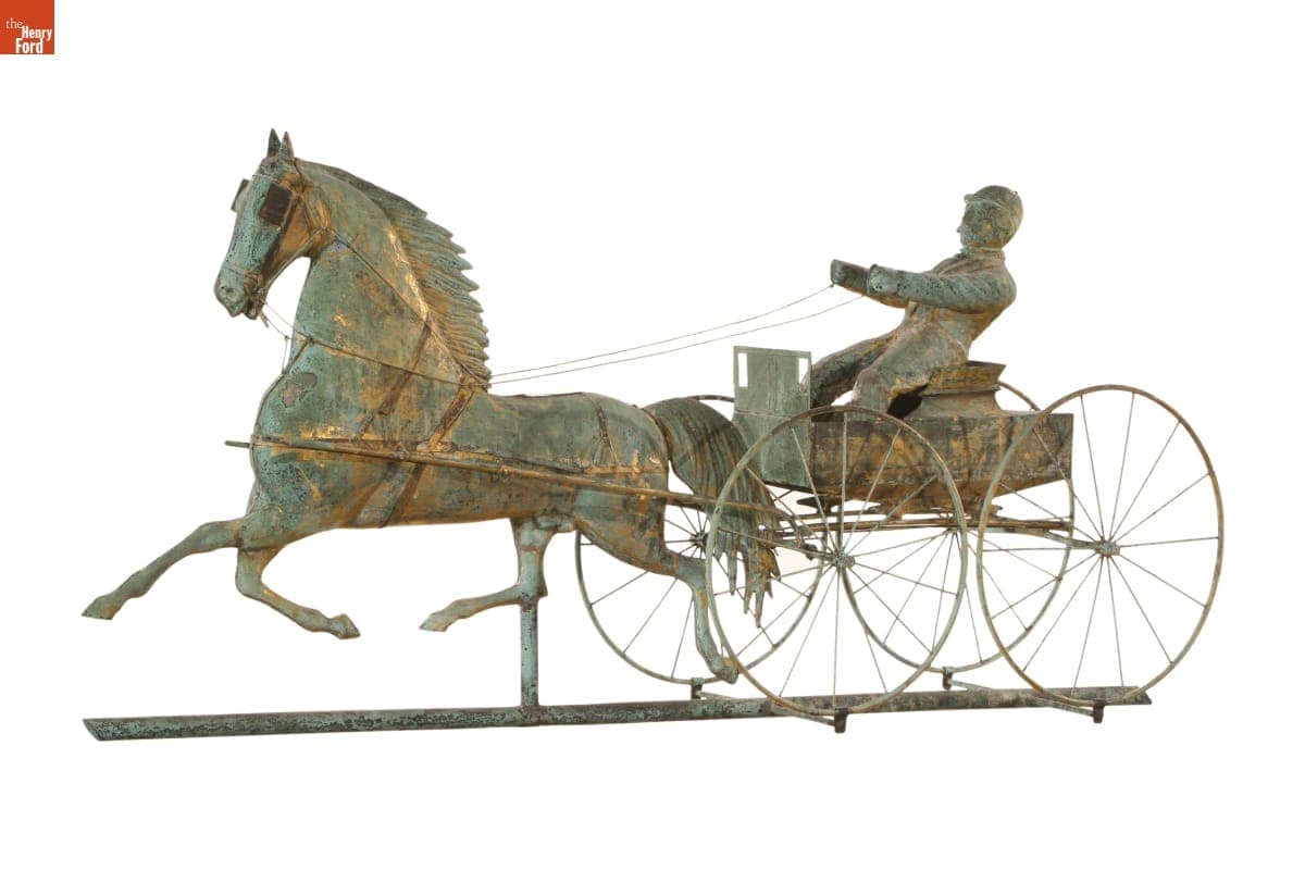 Horse and Carriage Weathervane, 1880-1900