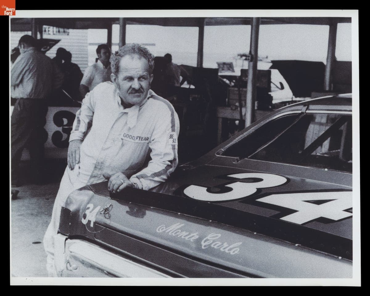 Wendell Scott with His 1971 Chevrolet Monte Carlo at the World 600, Charlotte Motor Speedway, May 24, 1972