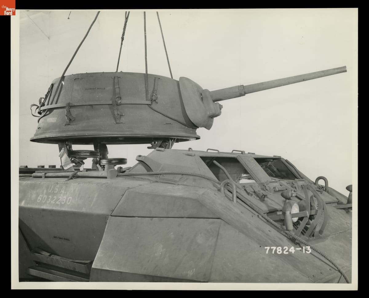 Turret and 37 mm Gun for M8 Armored Car, May 1943