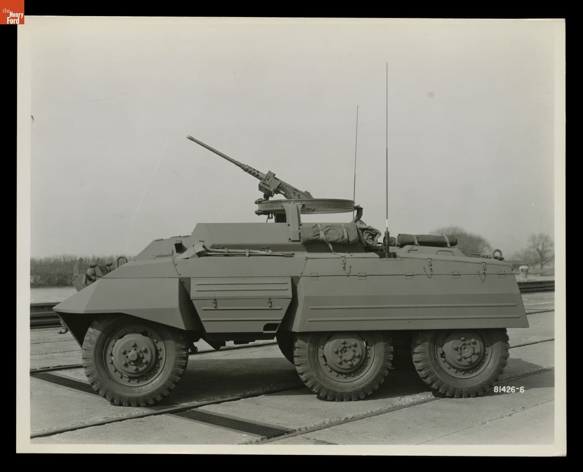 M20 Armored Car Built at the Ford Motor Company Chicago Assembly Plant, March 1945