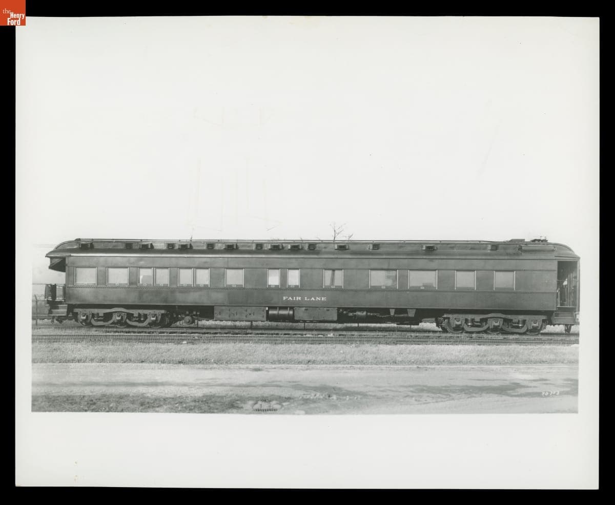 Henry Ford's Private Railroad Car, "Fair Lane," November 12, 1942