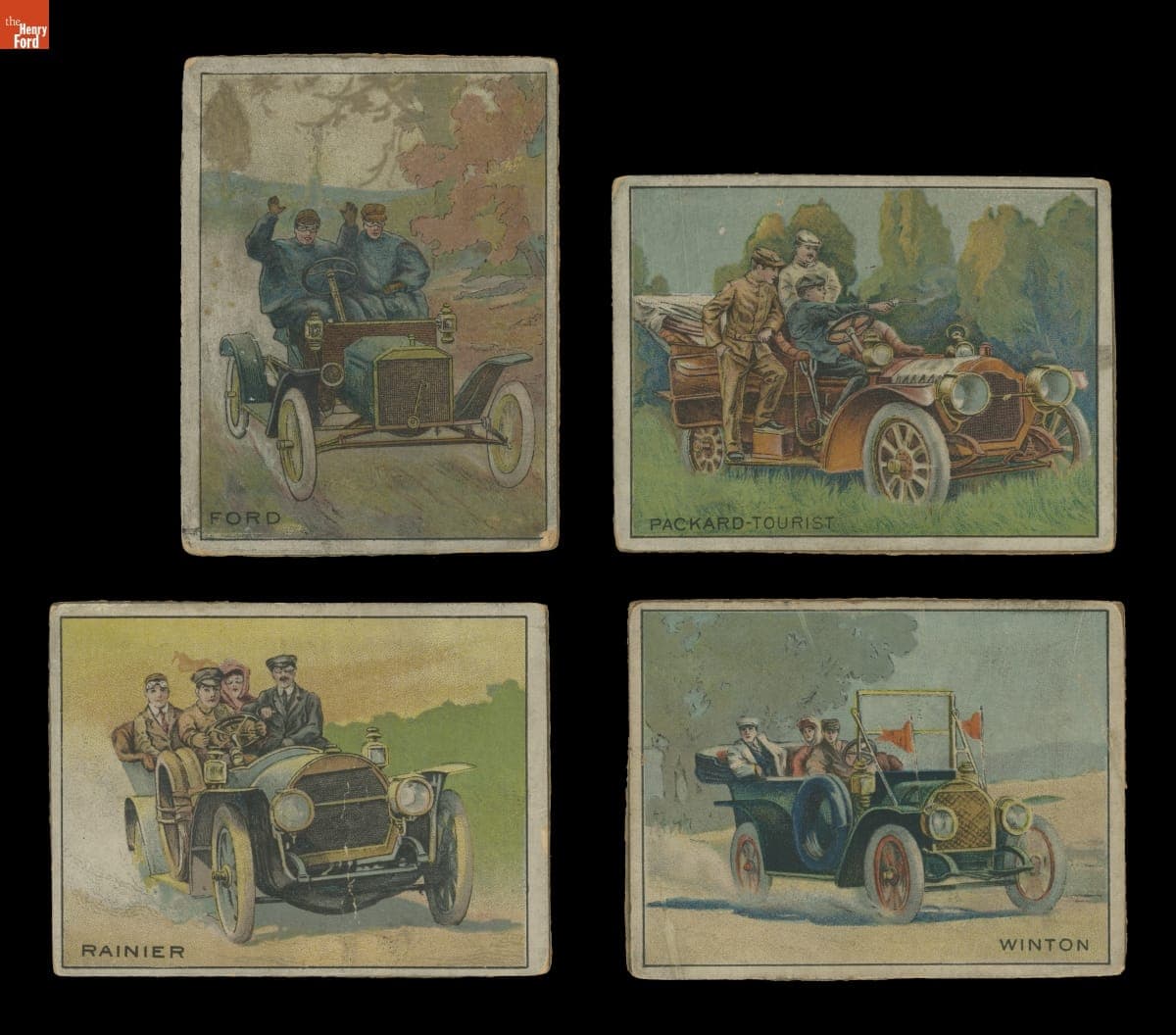 Automobile Cigarette Cards, 1910-1915