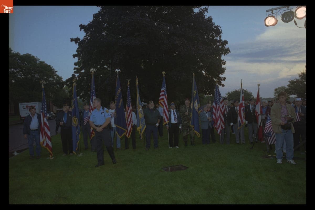 "Peace and Unity" Candlelight Vigil at Henry Ford Museum, September 19, 2001