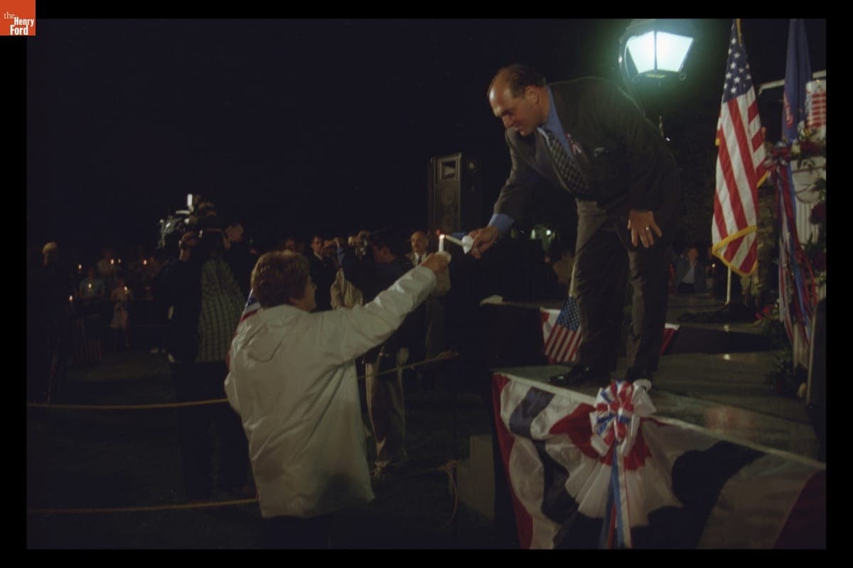 "Peace and Unity" Candlelight Vigil at Henry Ford Museum, September 19, 2001