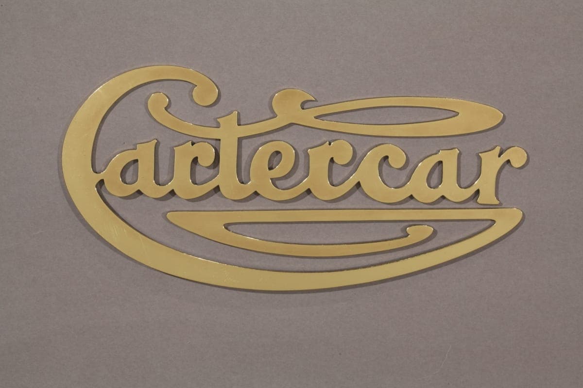 Cartercar Radiator Emblem, circa 1915