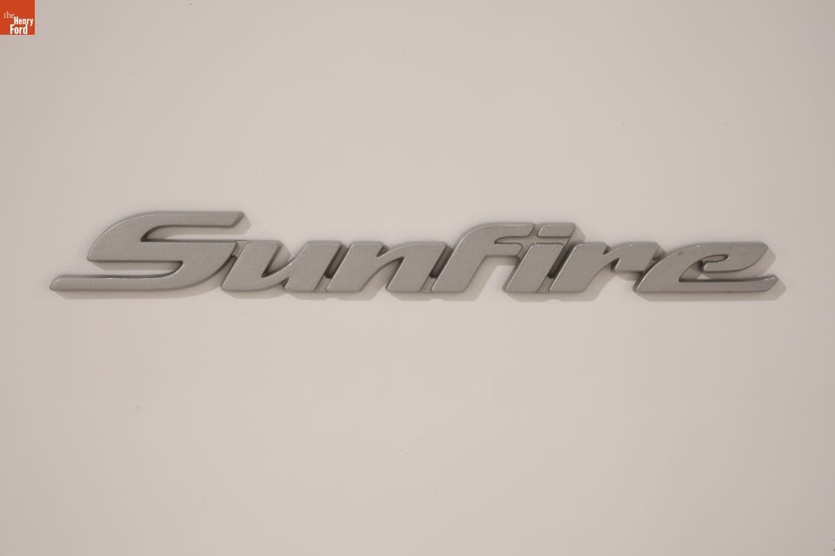 Pontiac Sunfire Nameplate, circa 1996