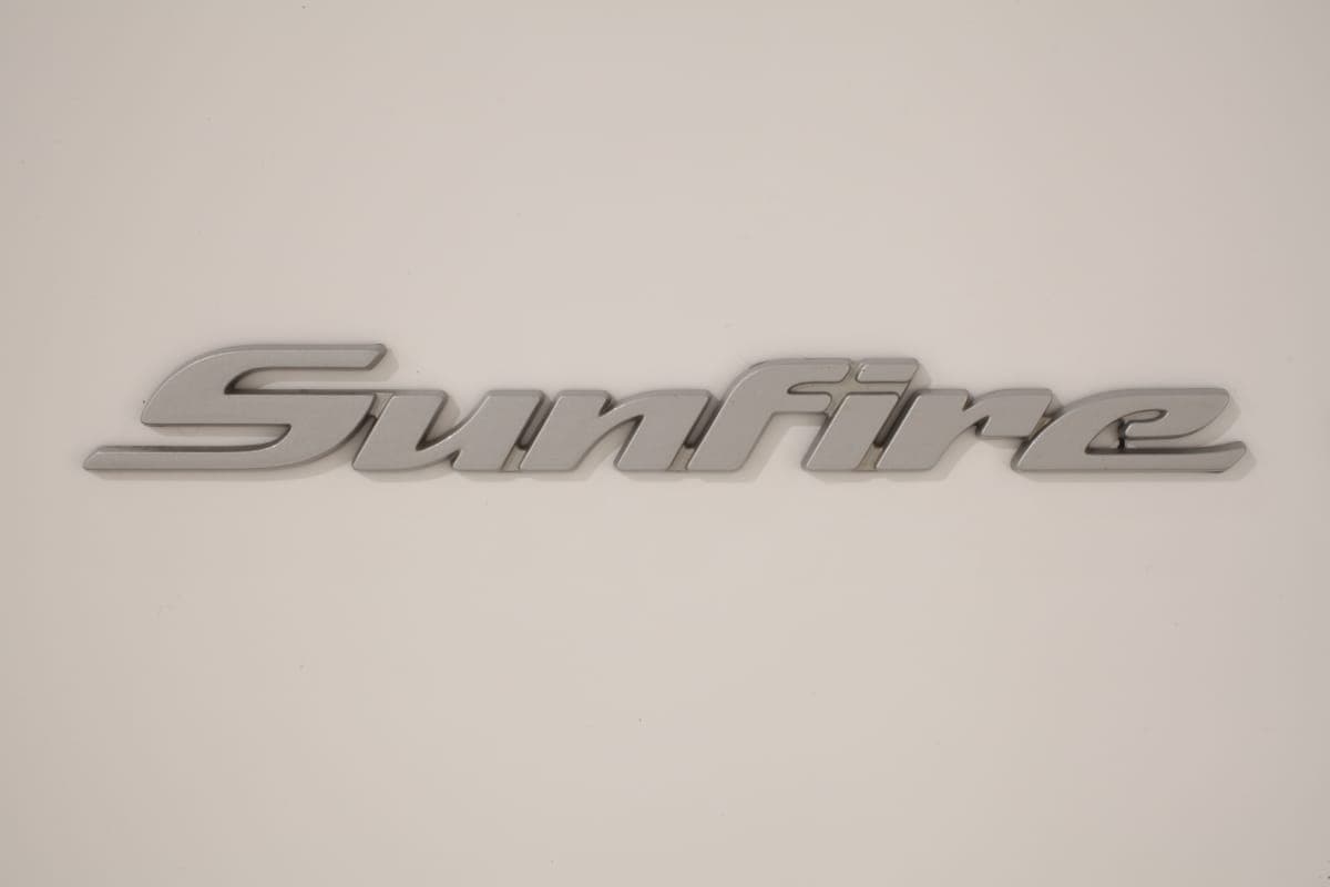 Pontiac Sunfire Nameplate, circa 1996