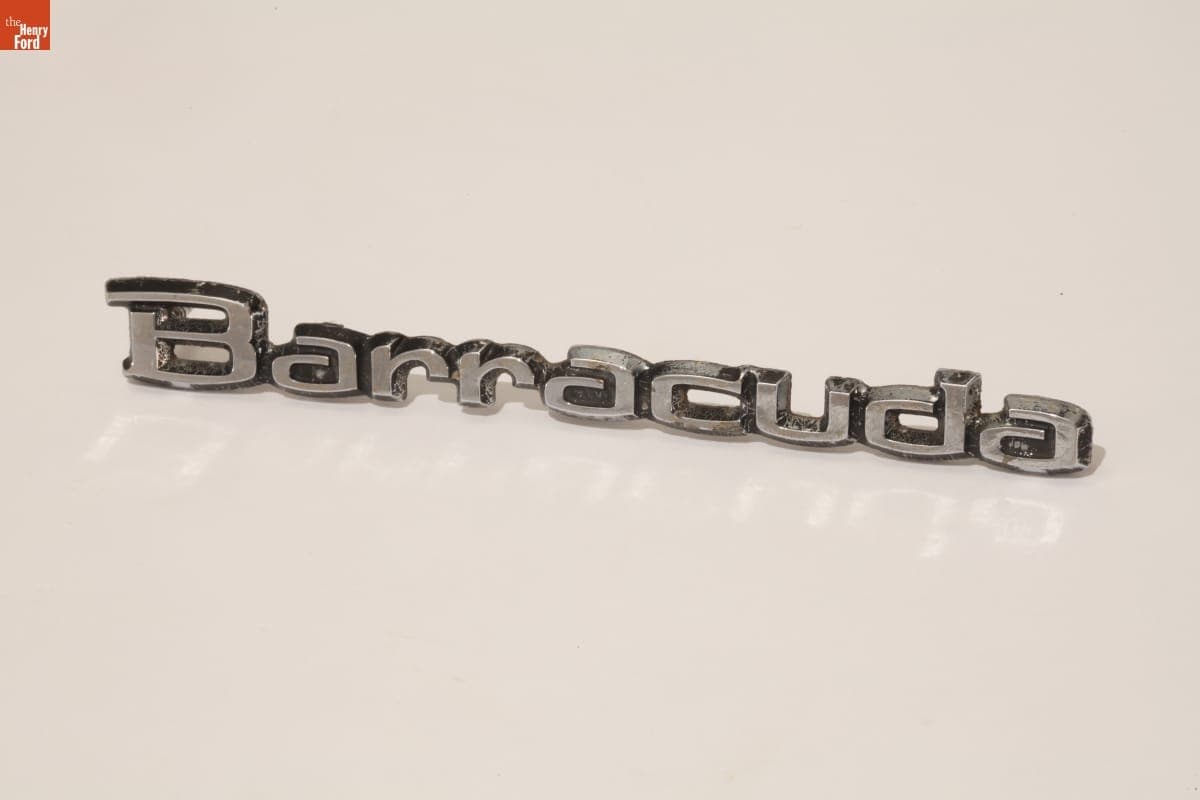 Plymouth Barracuda Nameplate, 1964-1974