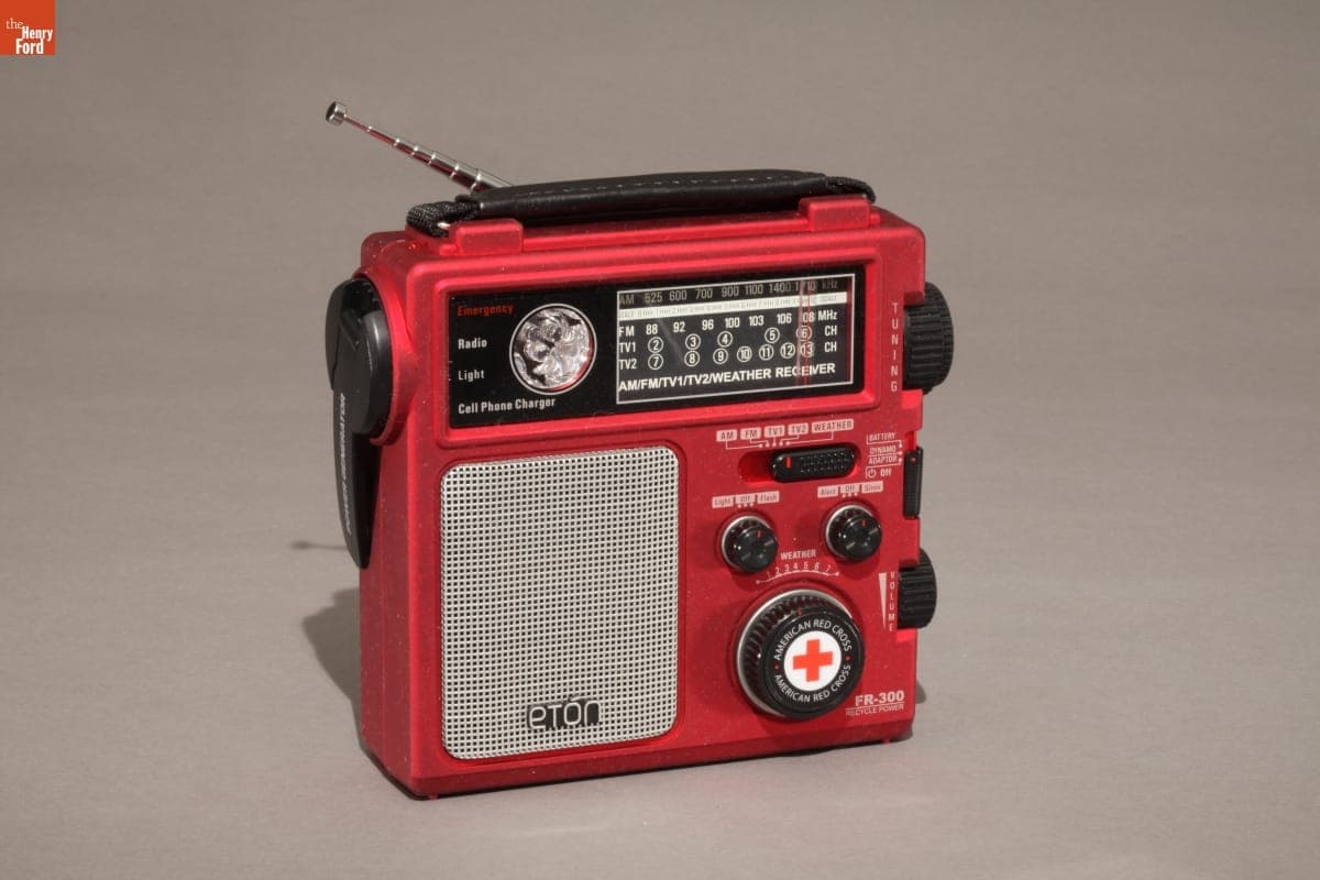 Emergency Hand-Crank Radio and Power Generator, circa 2010