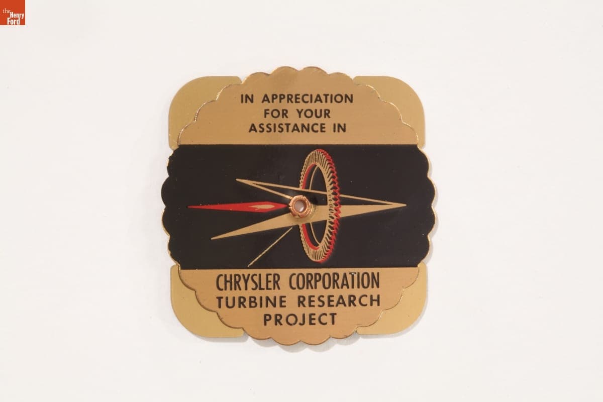 Chrysler Turbine Research Project Perpetual Calendar, 1962