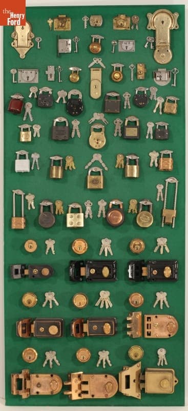 L. Miller & Son Store Display of Locks and Keys, 1923-1928