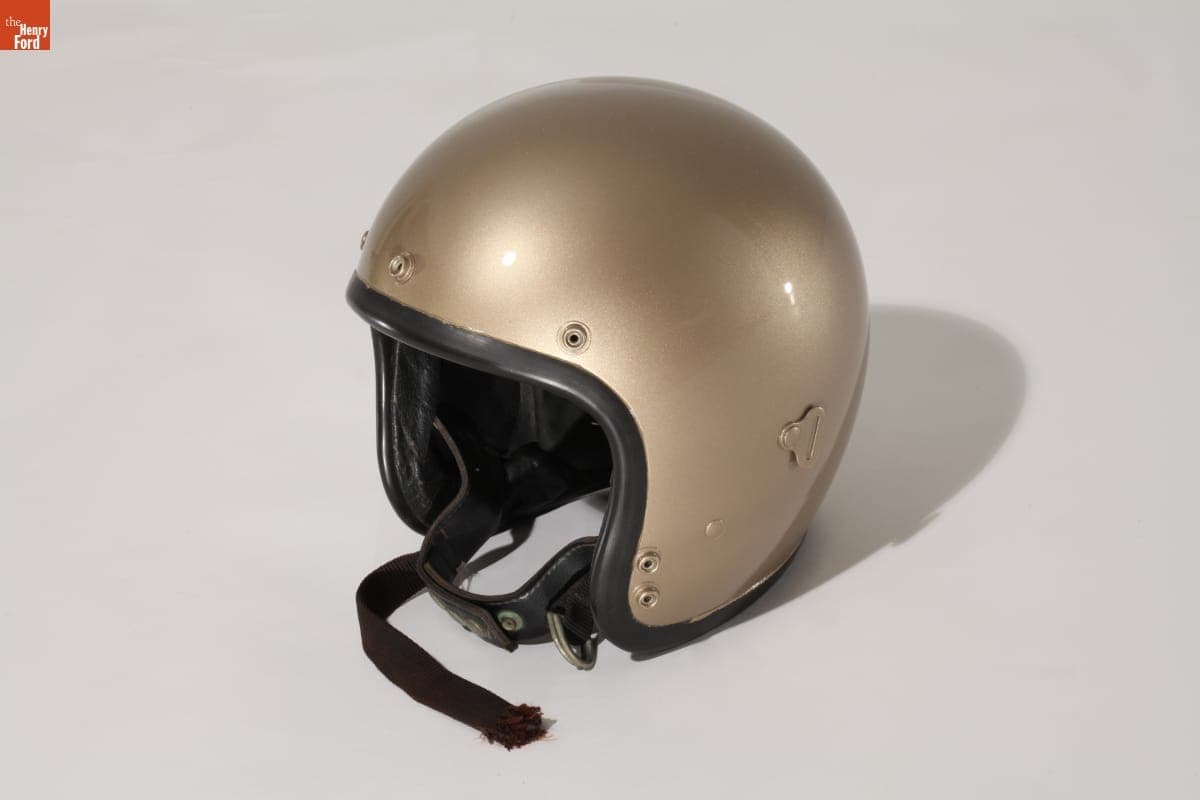 Racing Helmet Worn by Bob Summers While Winning New Land Speed Record, 1965