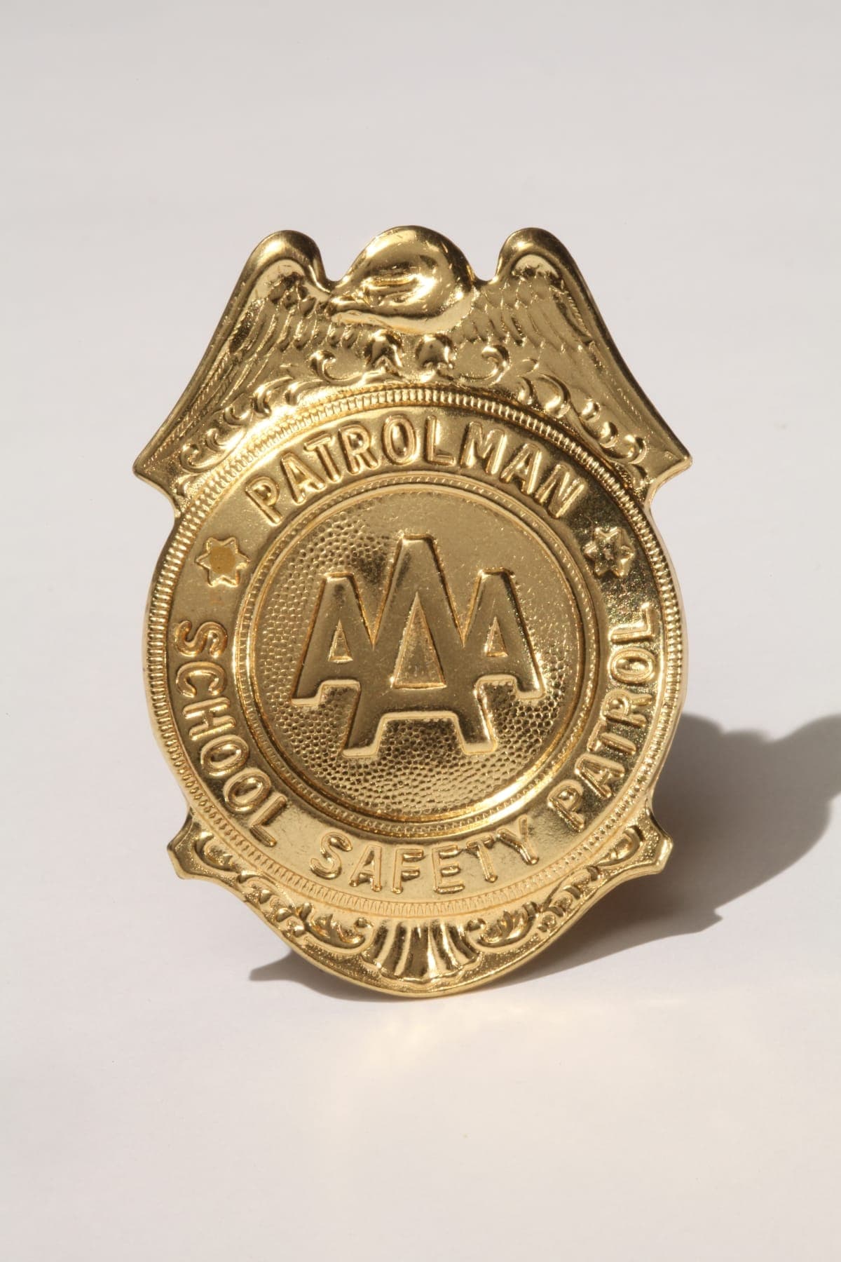 AAA School Safety Patrolman Badge, 1950-1965