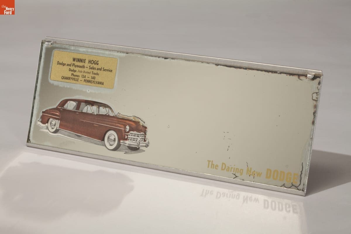 Dodge Sun Visor Mirror, 1949-1950