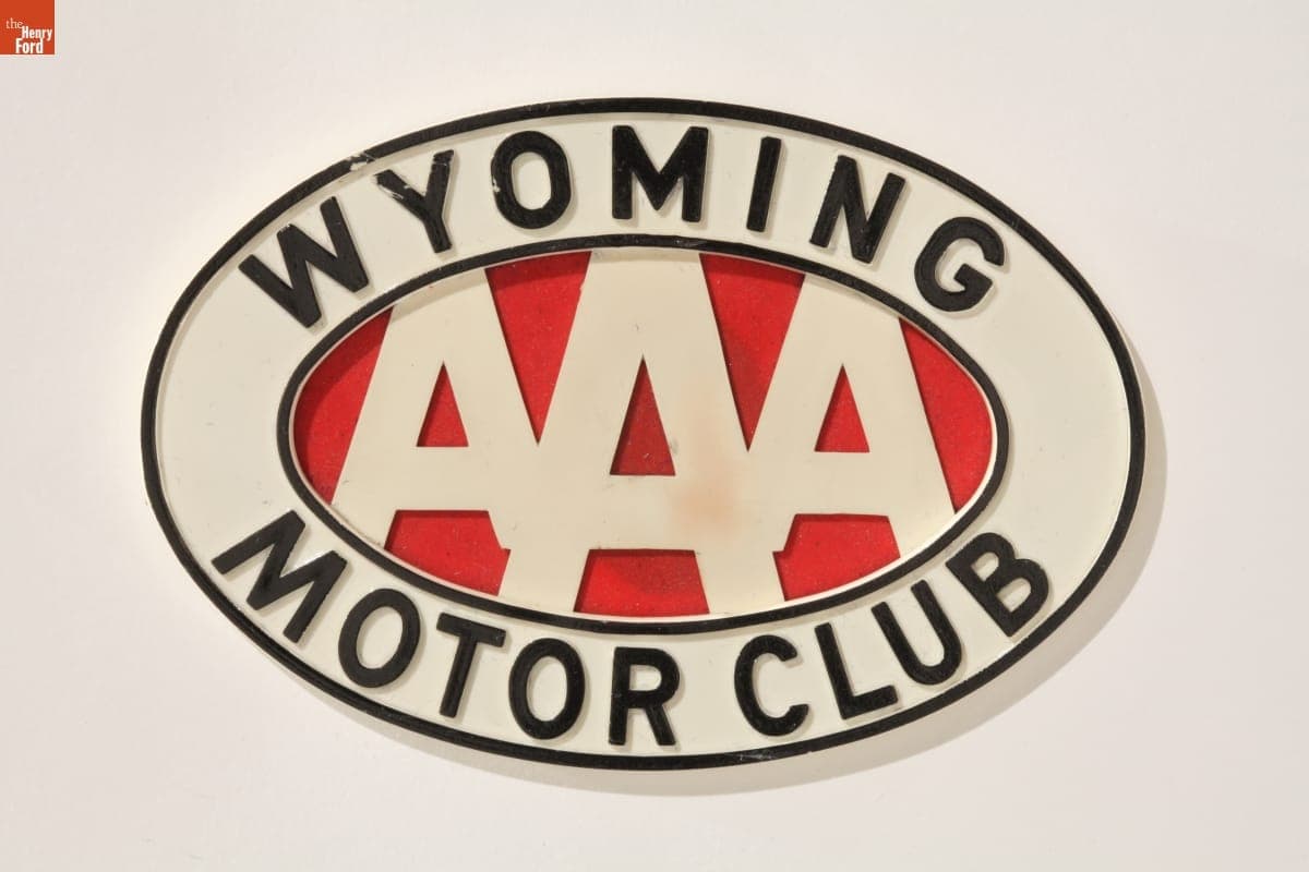 Wyoming Motor Club Badge, 1950-1970