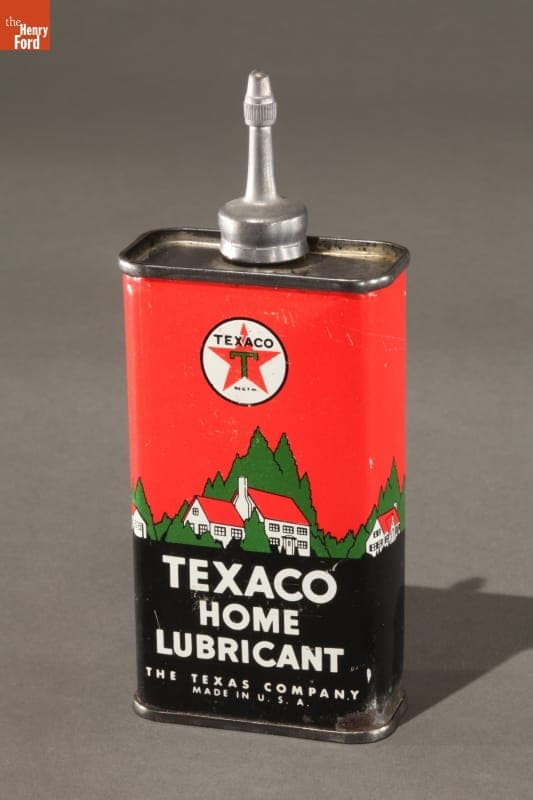 Texaco Home Lubricant Can, 1930-1950