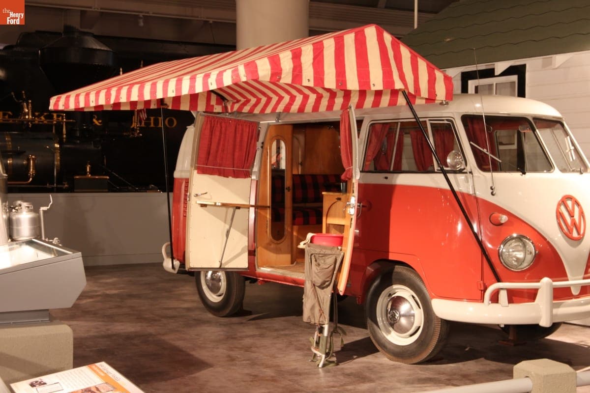 Awning for Volkswagen Westfalia Camper, 1959