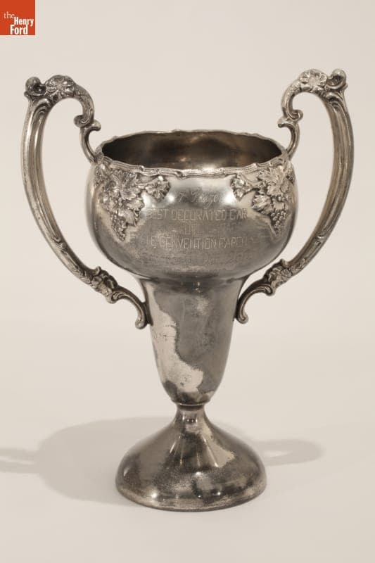Best Decorated Car Trophy From North Dakota State Convention, 1912