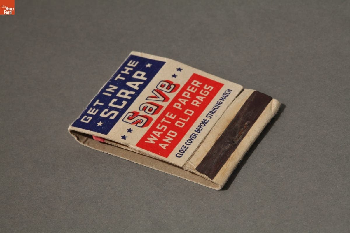 World War II Era Matchbook, circa 1942