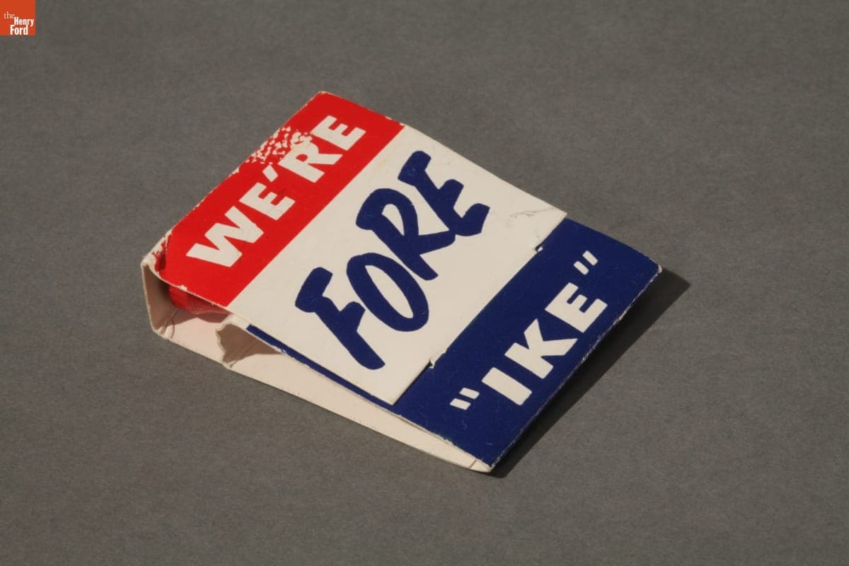 "We're Fore Ike" Golf Tees, 1956