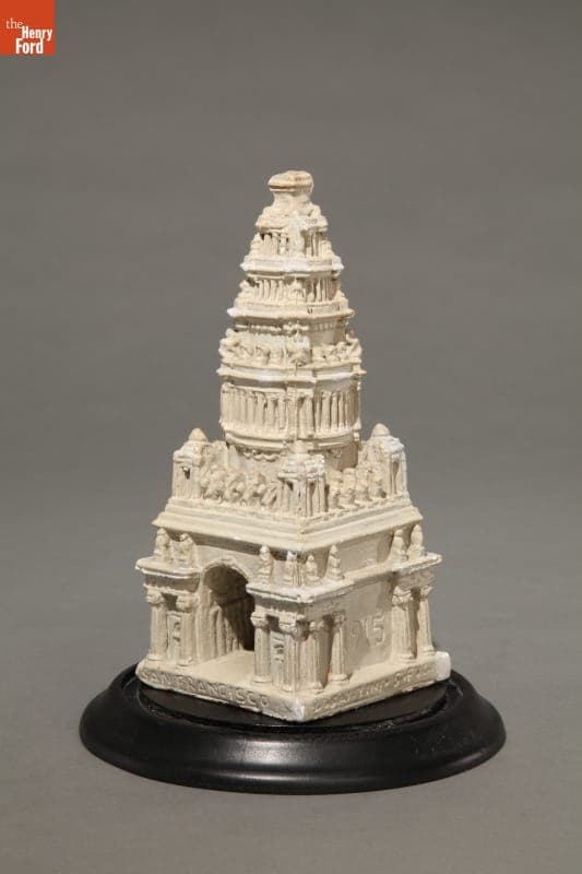 Tower of Jewels Souvenir Statuette from Panama-Pacific International Exposition, 1915