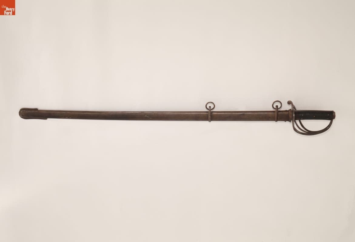 Cavalry Saber with Scabbard, 1861-1865