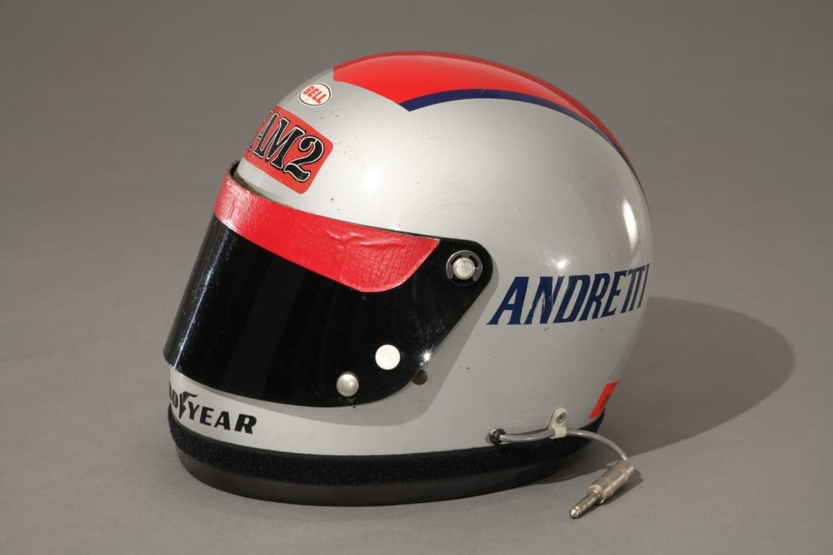 Racing Helmet Worn by Mario Andretti, 1976-1977