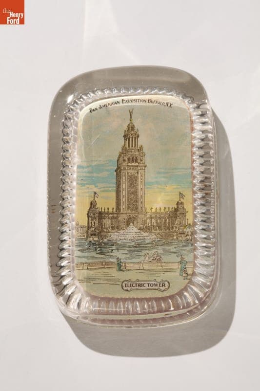 Pan-American Exposition Souvenir Paperweight, 1901