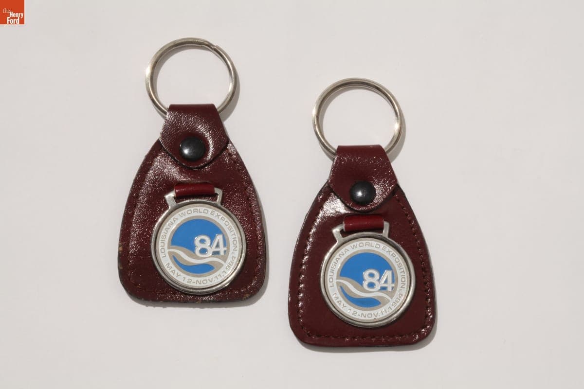 Louisiana World Exposition Souvenir Key Fobs, 1984