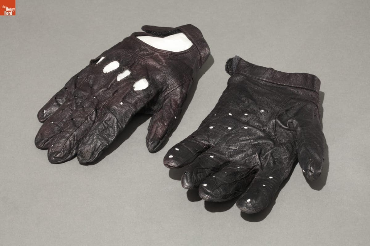 Racing Gloves Worn by Jack Brabham during 1966 Formula One Season