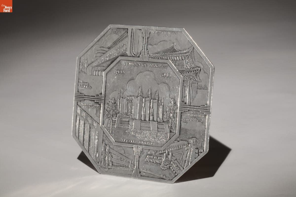 Century of Progress Exposition Souvenir Coaster, 1933