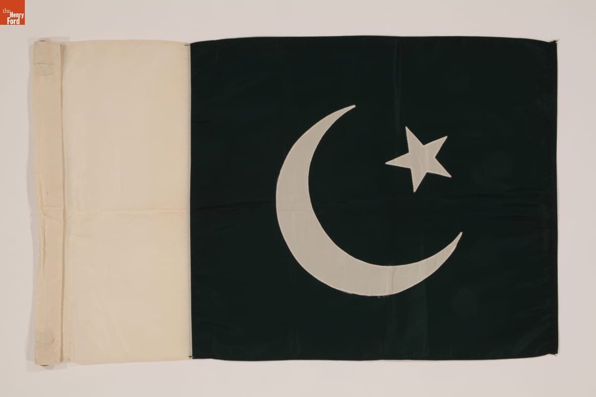 Flag of Pakistan Used on Eisenhower's Presidential Limousine, 1959
