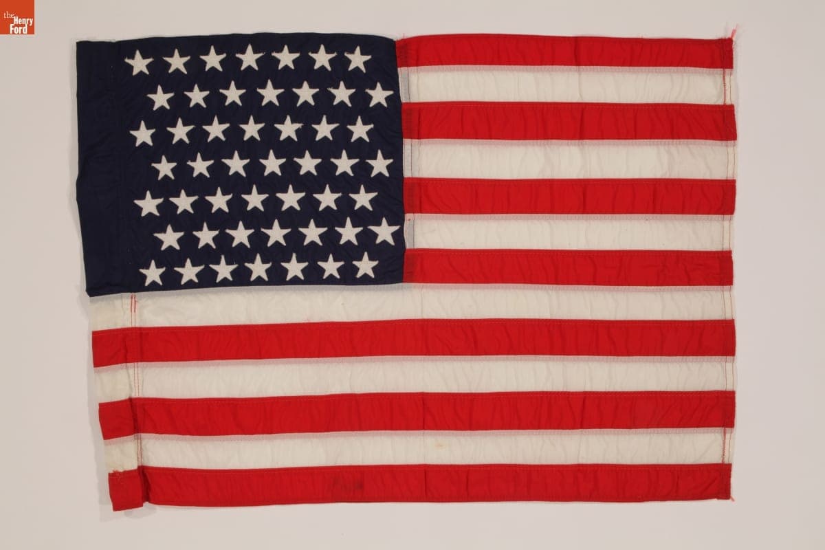 49 Star American Flag Used on Eisenhower's Presidential Limousine, 1959-1960