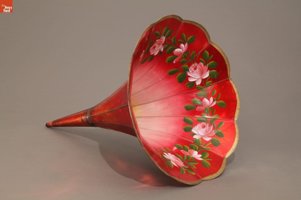 Phonograph Horn, circa 1905