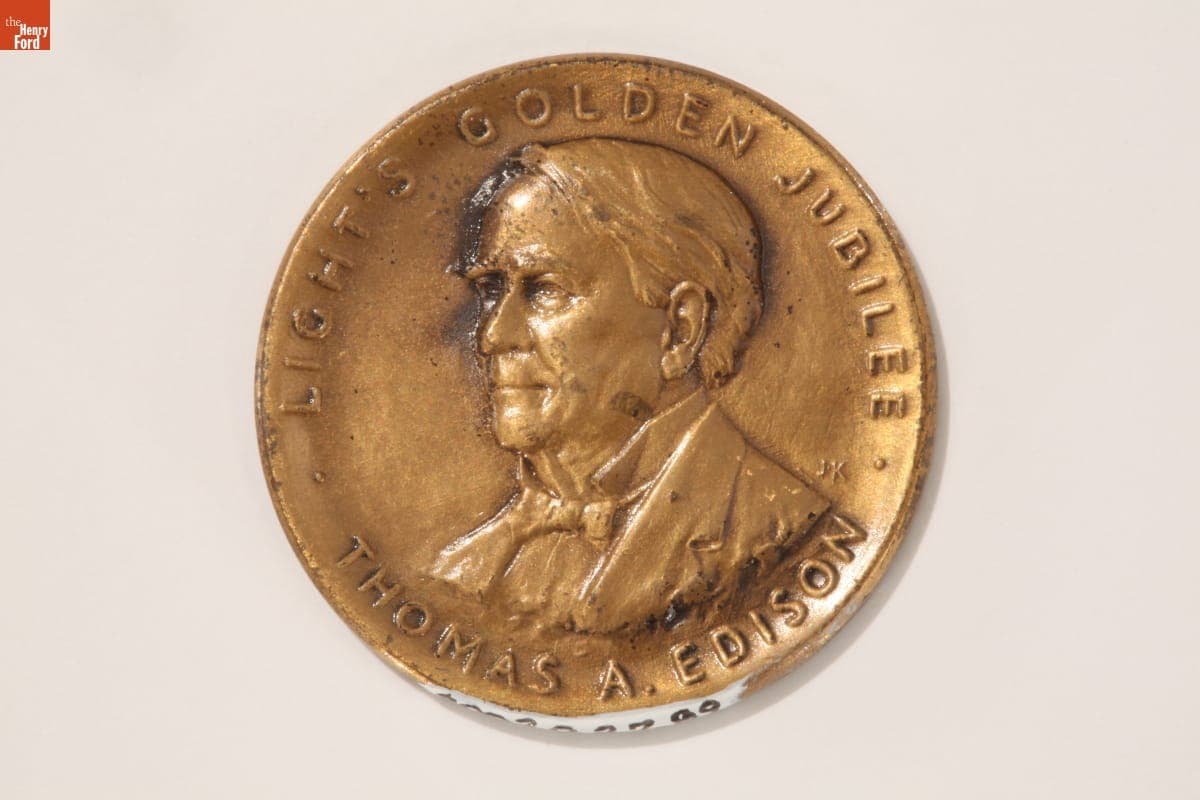 Light's Golden Jubilee Medallion, 1929