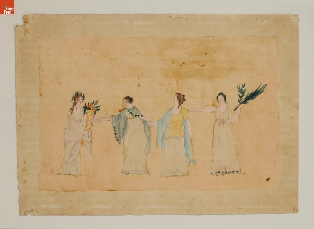 Women in Classical Dress, 1790-1810
