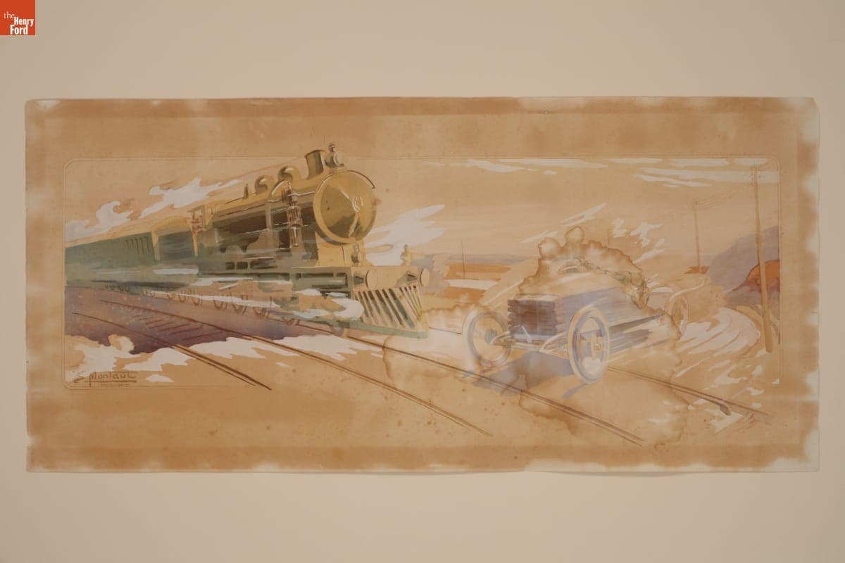 Lithograph, Coupe Vanderbilt, 1904