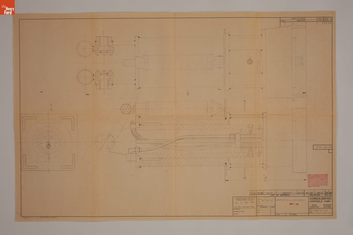 Unimate Trunk Assembly, Reference Number Y181-21-51, 1959